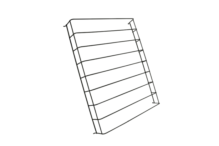 DRAADVERDELER ZWART L+R