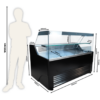 KOELVITRINE WESLEY 1.5 - Afbeelding 15